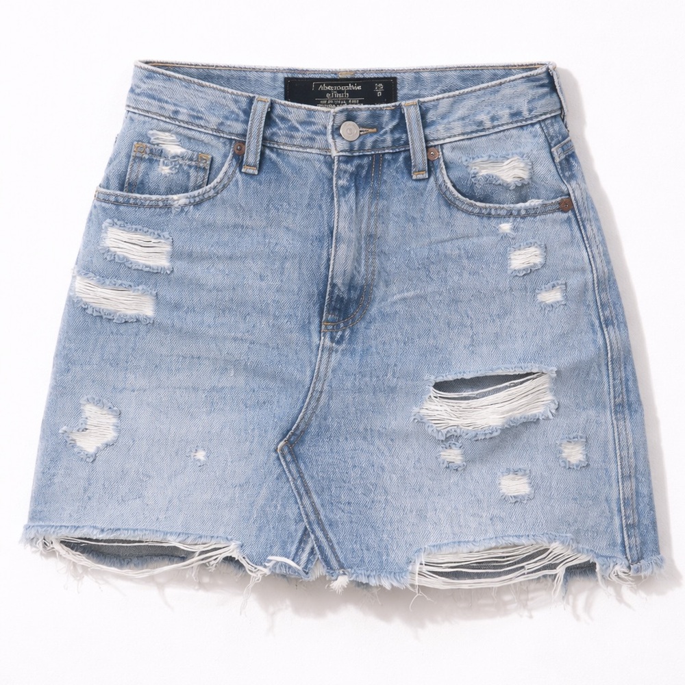 Abercrombie & Fitch Vintage Vintage A-line style Denim Skirt – Size 25